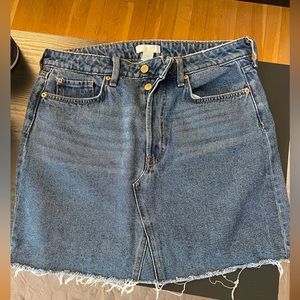 HM jean mini skirt. Only work once.